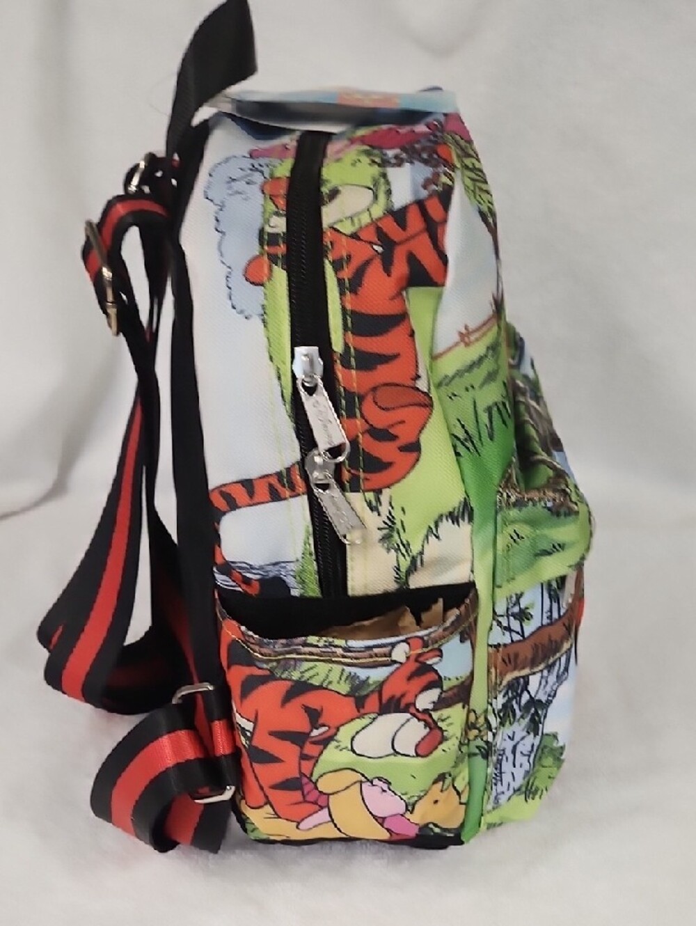 Disney Winnie the Pooh Canvas Character Backpack - Orange, Green, Blue, Red - Picture 5 of 9